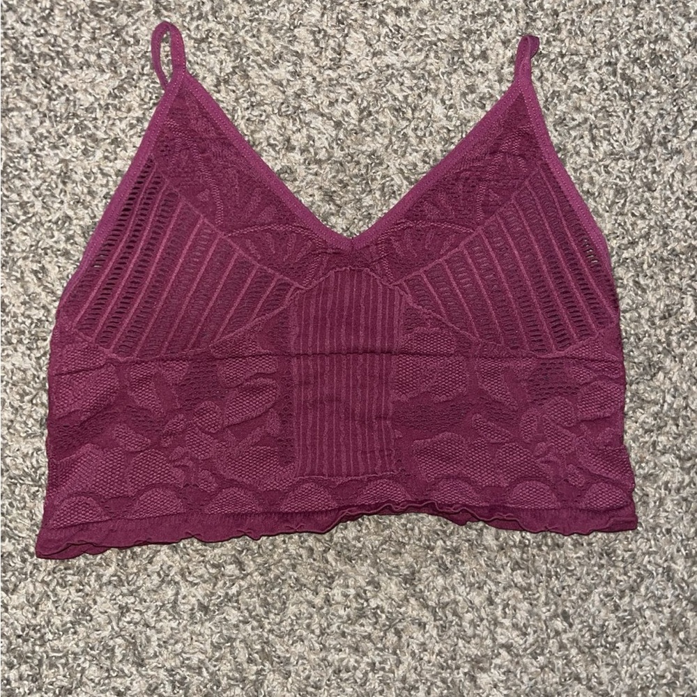 Lace Bralette in Purple